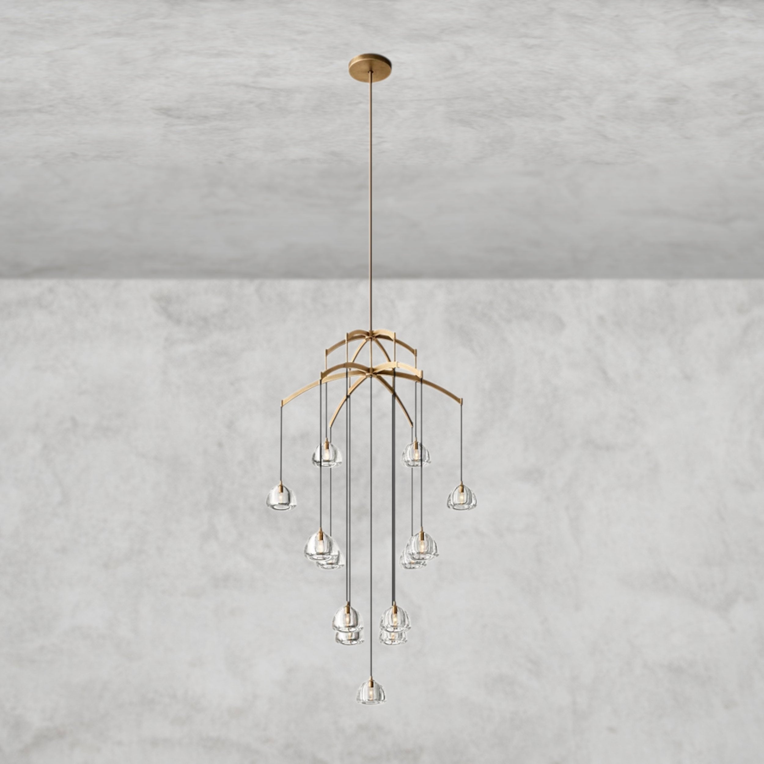 Hemisphere Round Chandelier 36", 48", 60"
